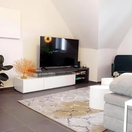 Modernes, Zentrales Apartment In Troisdorf, Region Koeln Bonn, 3 Etage, Maximal Fuer 4 Personen, Parkplatz & Netflix Inklusive Exterior foto